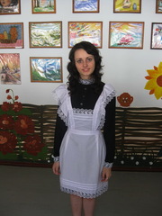 Школьное платье старого образца
