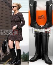 Продаем кожанные сапоги Hermes