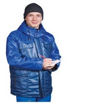 Куртка утепл. БРИГАДИР-1,  т.синий-василёк