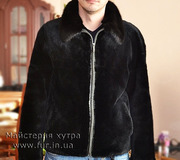 Мужская куртка из меха бобра,  выдры,  норки. Индивидуальный пошив 