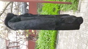 Чёрная женская шуба из нутрии